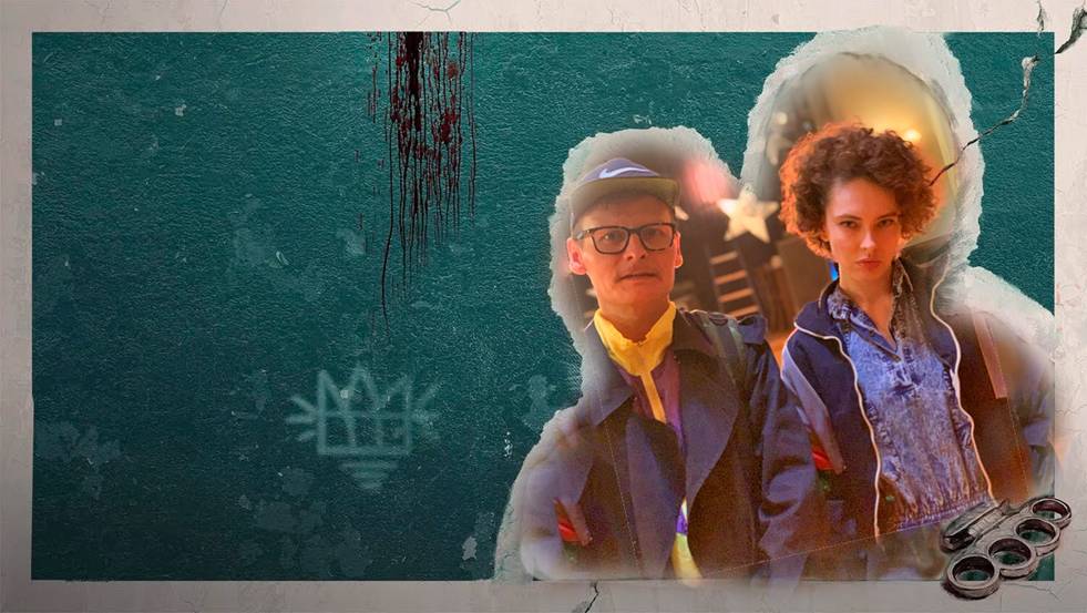 С писателем Робертом Гараевым на съемках "Слова Пацана"